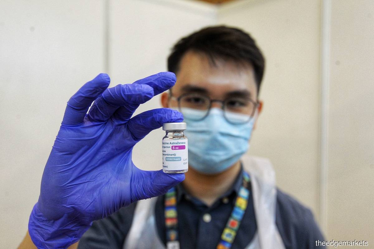 AstraZeneca has previously run into production and delivery problems in other parts of the world. (Photo by Zahid Izzani Mohd Said/The Edge)